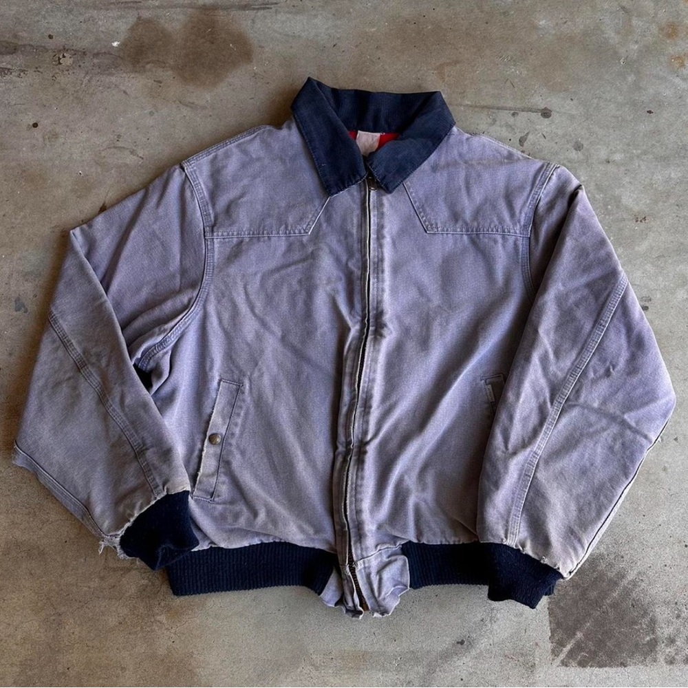 Vintage rare 80s repaired Carhartt Santa Fe Jacket Mens XL 100 Year Edition